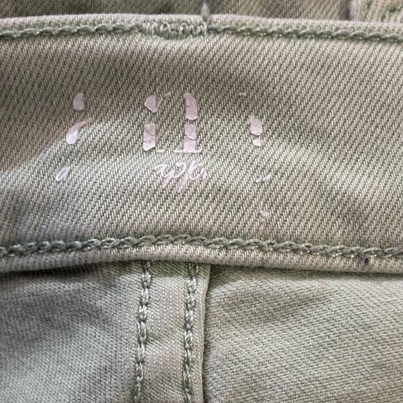 ANA Jeans Woman's 8 Mint‎ Green Button Fly High-Rise Skinny Summer Coastal - Picture 11 of 13